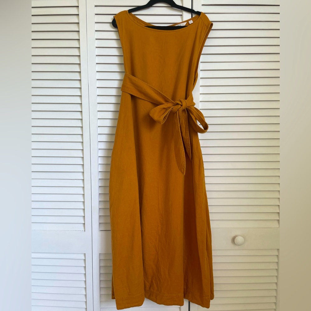 Uniqlo linen blend dress
